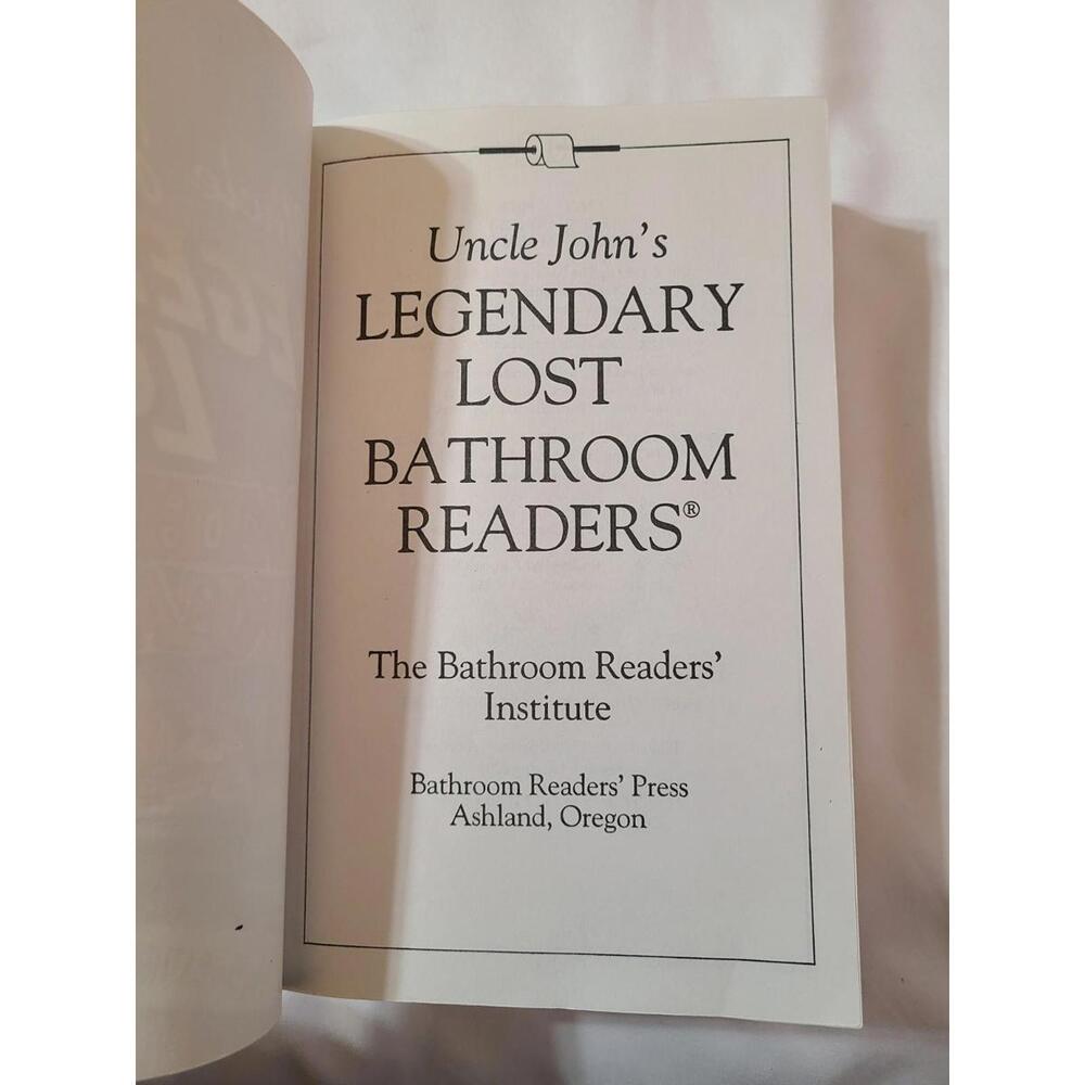 1999 Uncle John's Legendary Lost Bathroom Reader, All In 5th,6th,7th One Volume - Picture 3 of 4